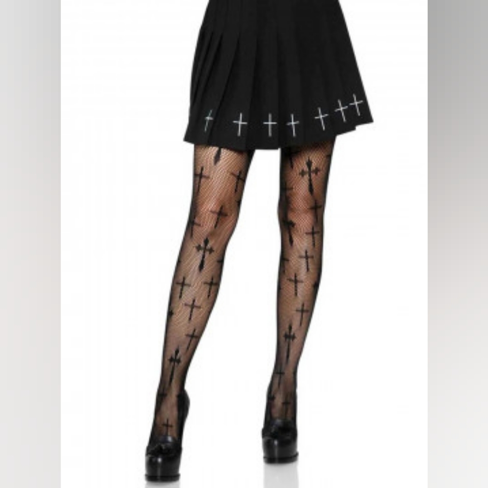 Worship Me Cross Tights